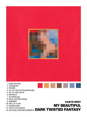Kanye West My Beautiful Dark Twisted Fantasy